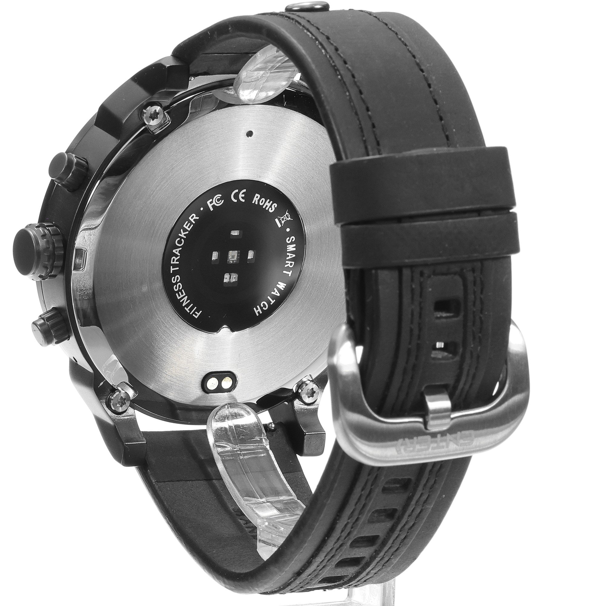Enter GD99T143311 Grand Daddy Czarna stal na ciemnym skórzanym pasku zegarek fashion-modowy Grand Daddy - miniatura 5