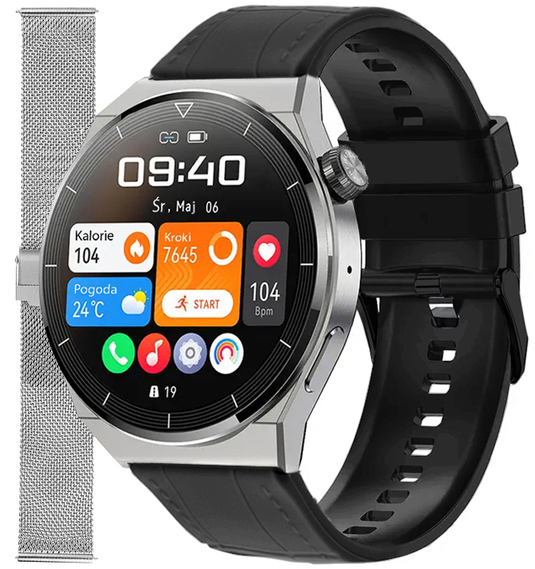 Smart na Czarnym Pasku zestaw z Bransoletą Enter SAT.111.234.1411-SET 