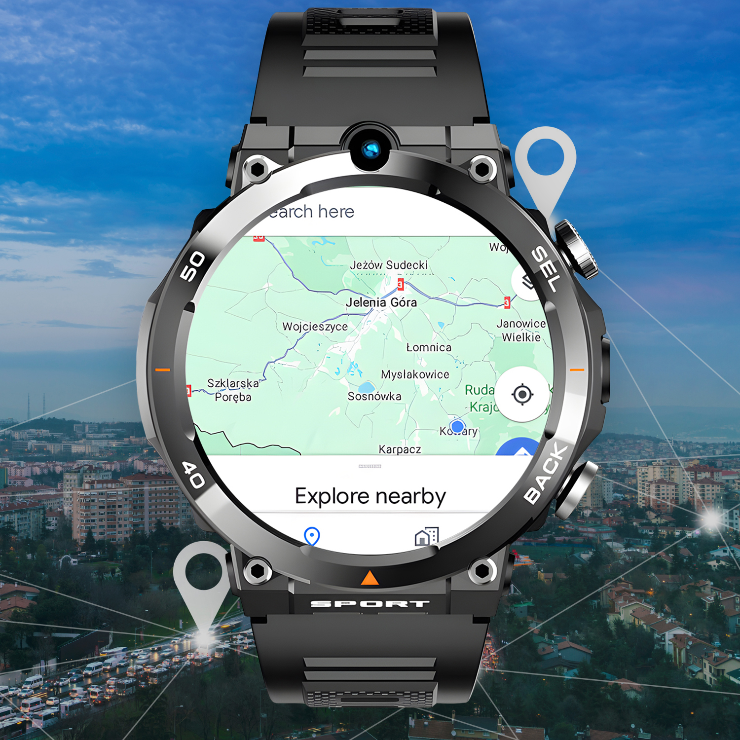 zegarek Enter AIW10H14114 kwarcowy męski AiWatch AiWatch Czarny na Bransolecie - miniatura 9